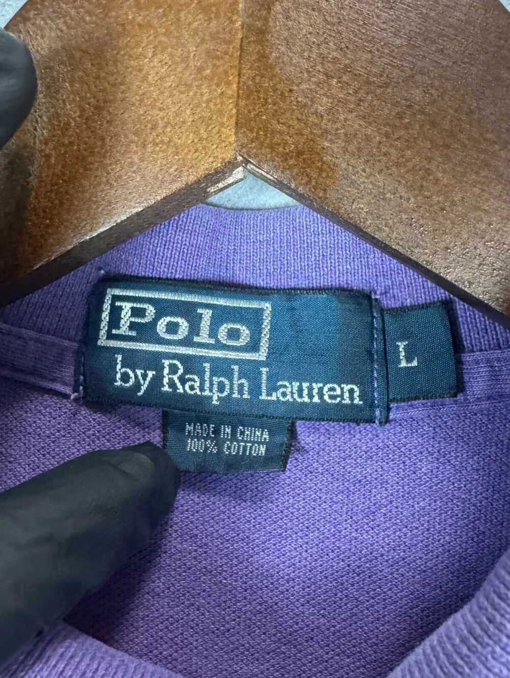Polo By Ralph Lauren Purple Men's L Polo Shirt